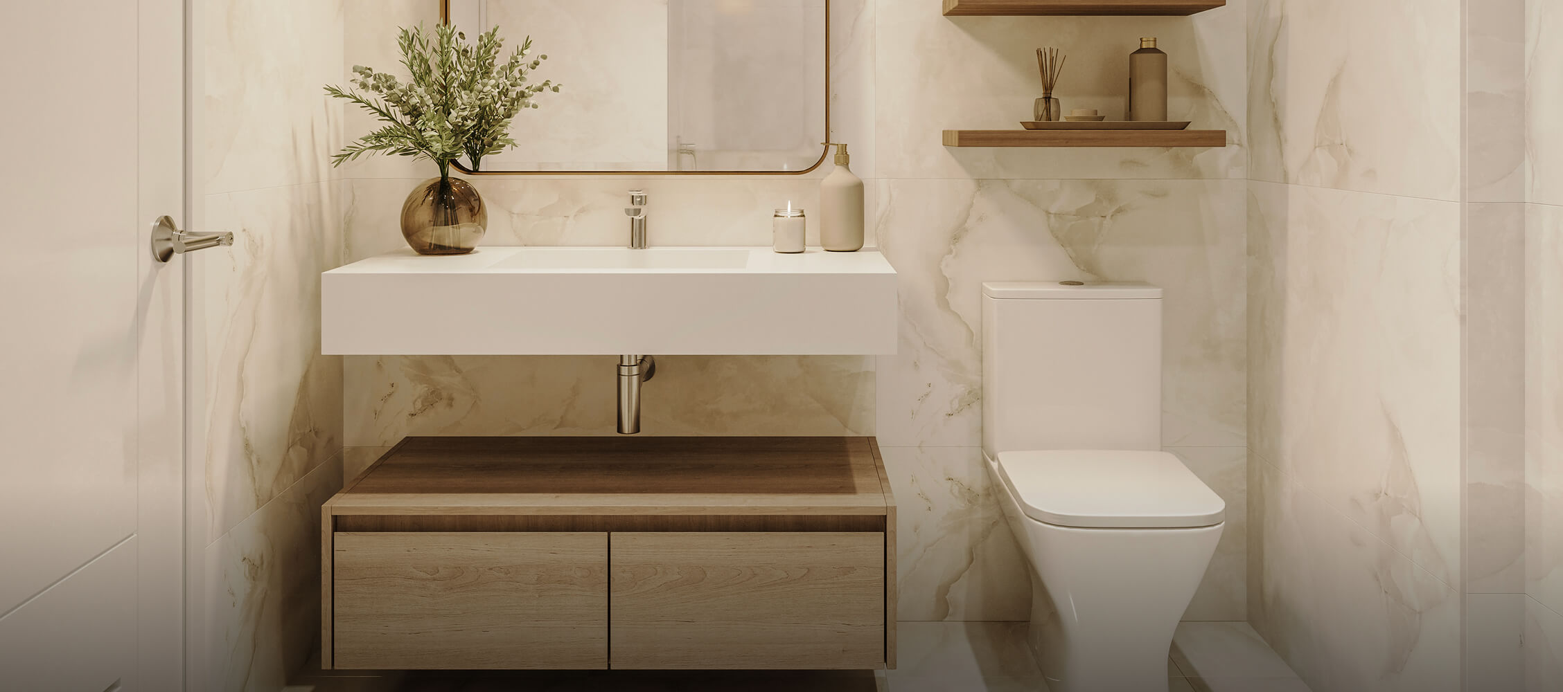 Dormitorio principal del proyecto Aster Basadre en San Isidro de inmobiliaria Aster Homes con diseño cálido y luz natural.